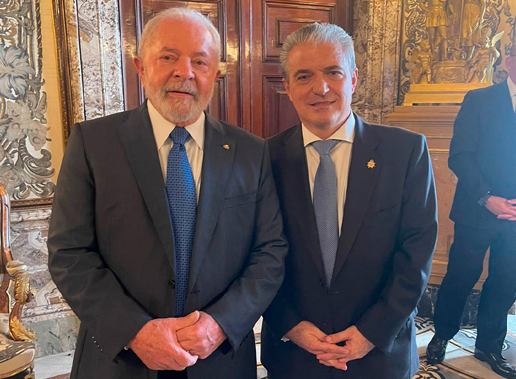 A UNIC participa da recepção do Rei da Espanha a Lula da Silva, Presidente do Brasil