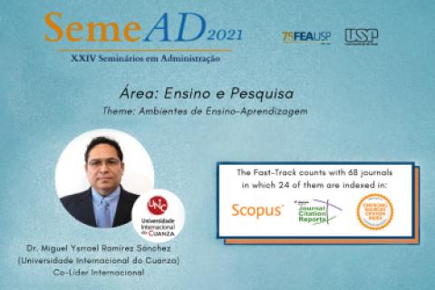 O Magnifico Reitor da UNIC participa como Co-Líder Internacional de um dos eventos científicos de Administração mais importantes do mundo, organizado pela Universidade de São Paulo (USP-Brasil)