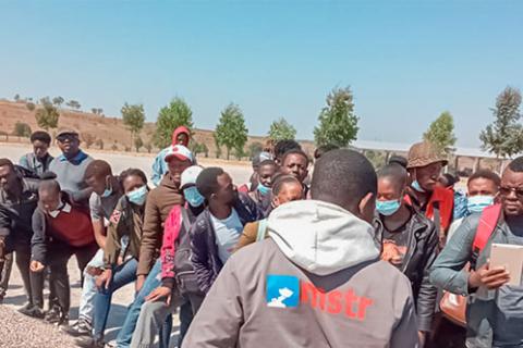 Estudantes da Faculdade de Engenharia visitam o campo de acção da MSTR